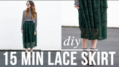 diy lace skirt gor en spetskjol