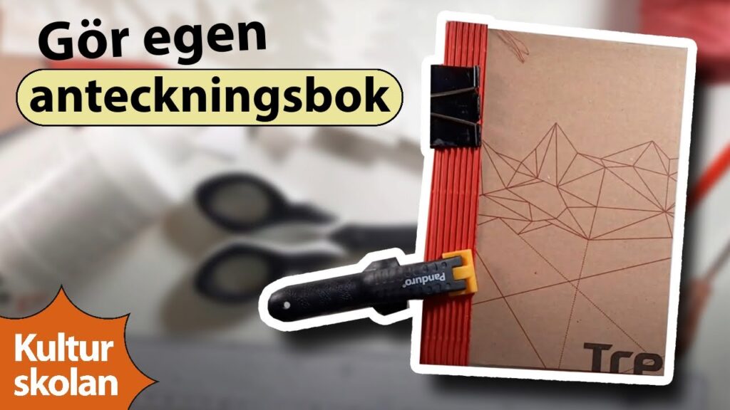 DIY notebook cover: Skapa ett anteckningsboksskydd diy notebook cover skapa ett ant