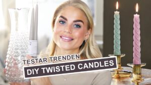 twisted candles diy gor snurriga